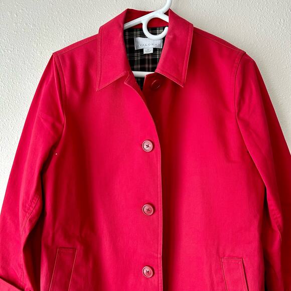 Vintage Talora trench coat jacket cotton lightweight fall  preppy minimalist XS - Picture 10 of 11